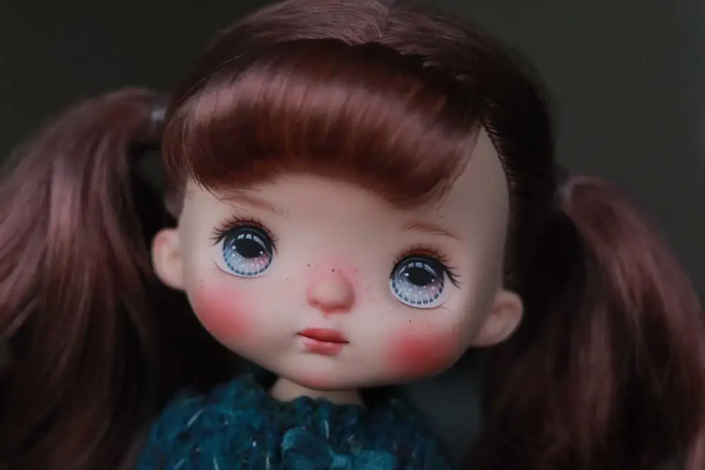 Индивидуальные лица для holal куклы, 16 см куклы как holal куклы - Цвет: Face 6