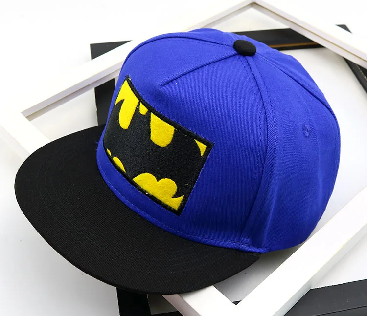 SQTEIO летняя мультяшная Кепка для мальчика Snapback вышивка человек-паук Бэтмен детская бейсбольная Кепка шапка "хип-хоп" - Цвет: C 01