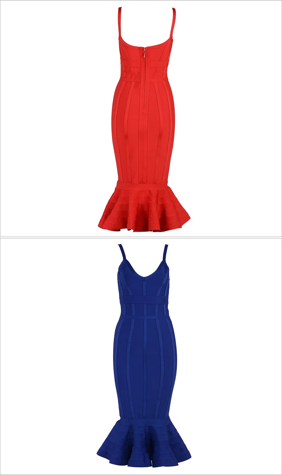 Женское летнее Бандажное платье розовая бретелька Русалка Vestidos v-образный вырез до колена Звездная Вечеринка платья WF971