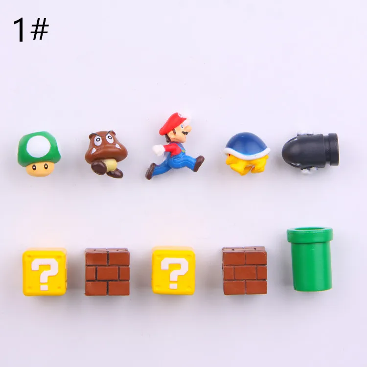 3D Super Mario Bros магниты на холодильник магнит сообщение стены стикеры человек Девочки Мальчики дети игрушки подарок на день рождения