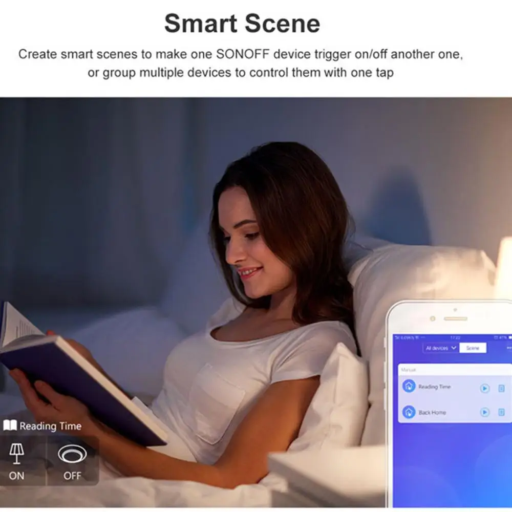  SONOFF T2US Wifi Smart Wall Touch Light Switch 1 2 3 Gang RF Wireless Smart Controller Works With G - 4000121994119