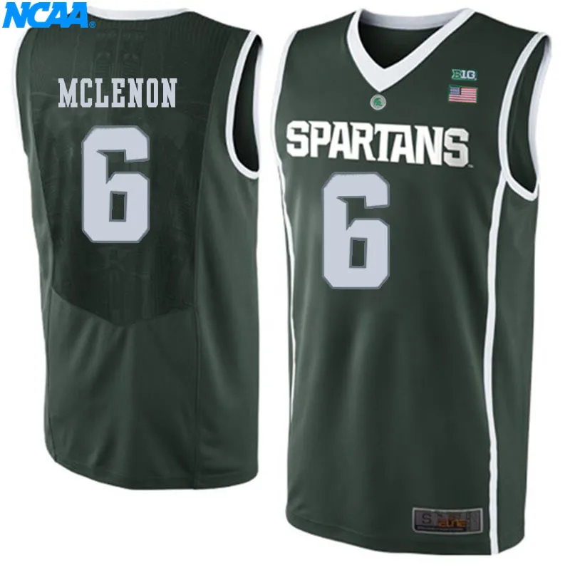 Новое поступление высокое качество LSU белый#40 Michigan State NAIRN JR.#11 футболки для колледжа Ограниченная серия трикотажных S-XXXL - Цвет: 8