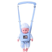 Детские ходунки до 2 лет с рисунком из мультфильма, 10-24 м, для малышей, для прогулок, для детей ясельного возраста, безопасные, Милые ремни, пояс, регулируемый ремень, поводки