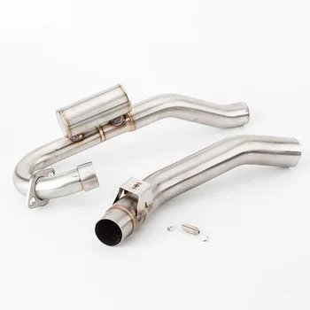 

Motorcycle motocross exhaust front and middle pipe muffler escape moto for CRF150F CRF230F CRF250R 2003-2016 years