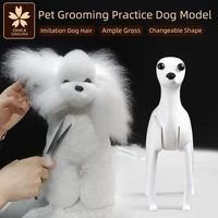 Professional pet grooming fake dog model practice dog standard skeleton model dog pet simulator model 1