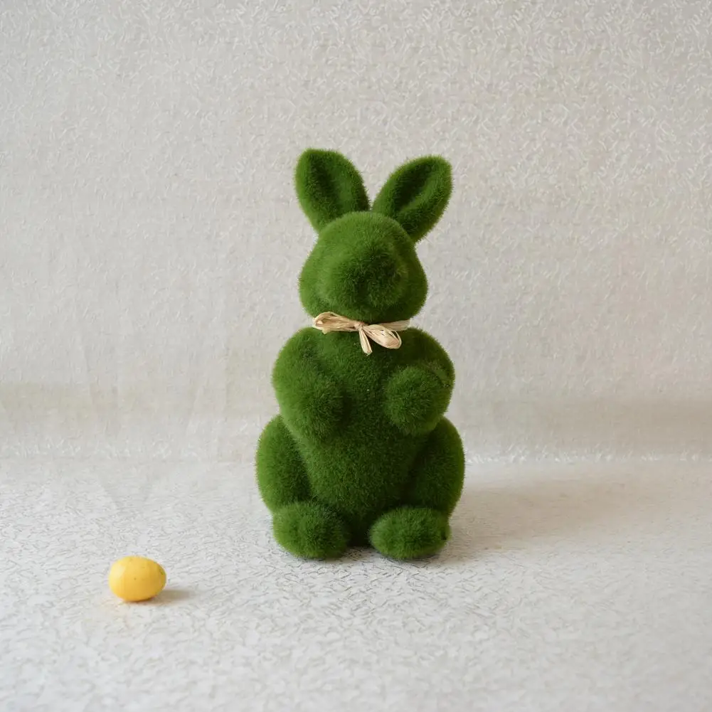 Doll Ornament Simulation Linter Moss Foam Easter Bunny Decoration for Living Room Desktop Decorations Festive rabbit ornaments rabbit ornament miniature ornament ornament crafts rotary shaver miniature figurines