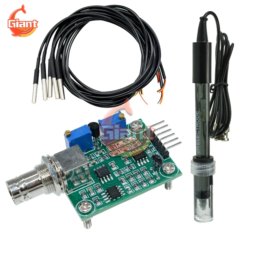 PH4502C детектор значения PH жидкости модуль датчика контроля тестовый + зонд