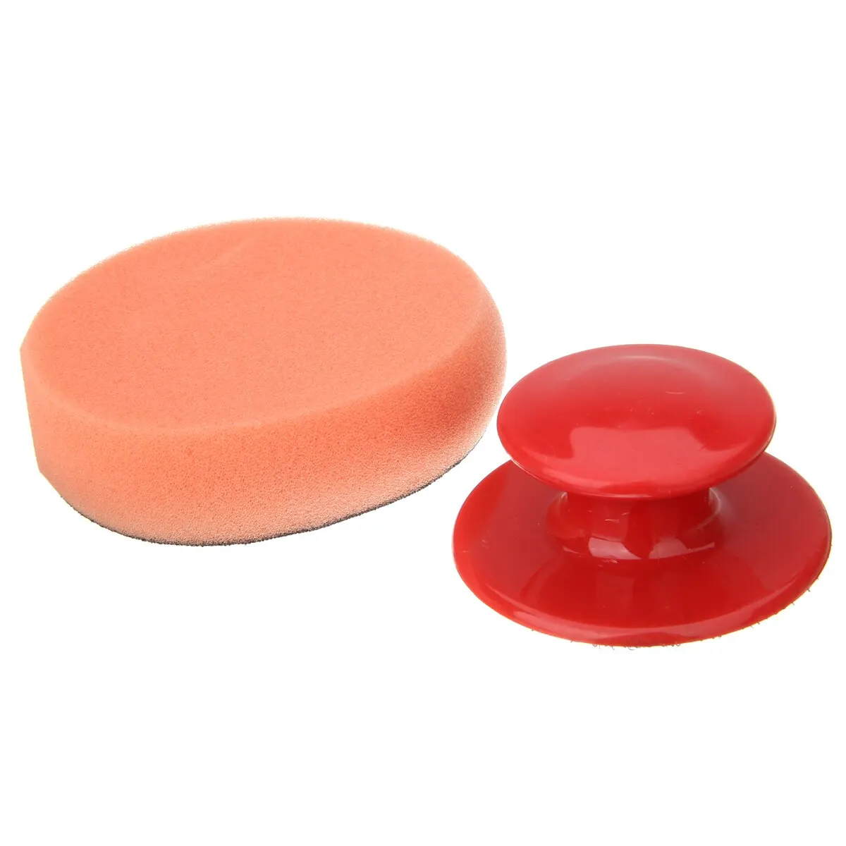10CM Thicken Car Wax Polishing Sponge Handle Plastic Handle Polish Pad Auto Care Cleaning Foam Gripper Washing Tool