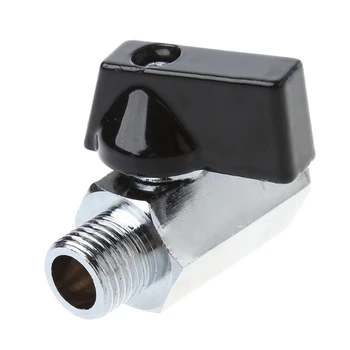 

Brass Mini Ball Valve 1/4" BSP Male to Female Thread Air Compressor Hose M4YD