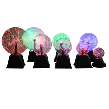 

2020 USB Plasma Ball Electrostatic Sphere Light Magic Crystal Lamp Ball Desktop Lightning Christmas Party Touch Sensitive Lights