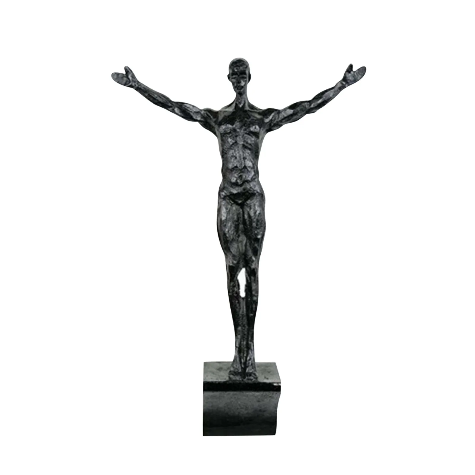 Ornament Crafts Resin Crafts Resin Ornaments Climbing Man Resin Iron Wire Wall Hanging Decoration Nordic Creative Art Background Wall Sculpture Retro Present Statue Decor