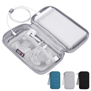

Mobile Hard Storage Bag Organizer Earphone Case Drive Storage Container Multifunction Electronic Data Cable Storage Bags