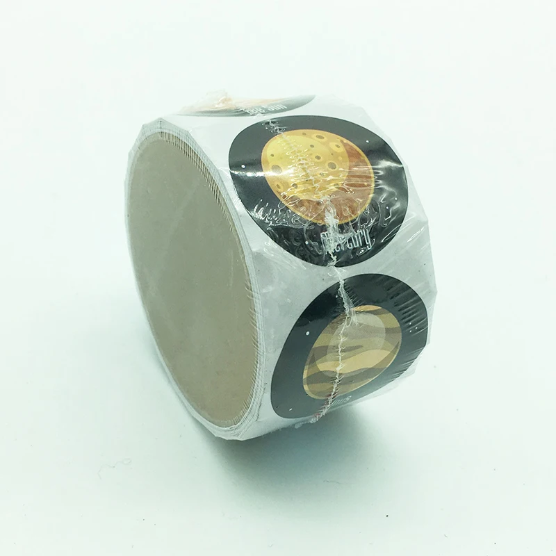 One Roll Creative Adhesive Tape With 100pcs Earth Planet Stickers For Kids Great Gift Colorful Stationery Sticker Toy