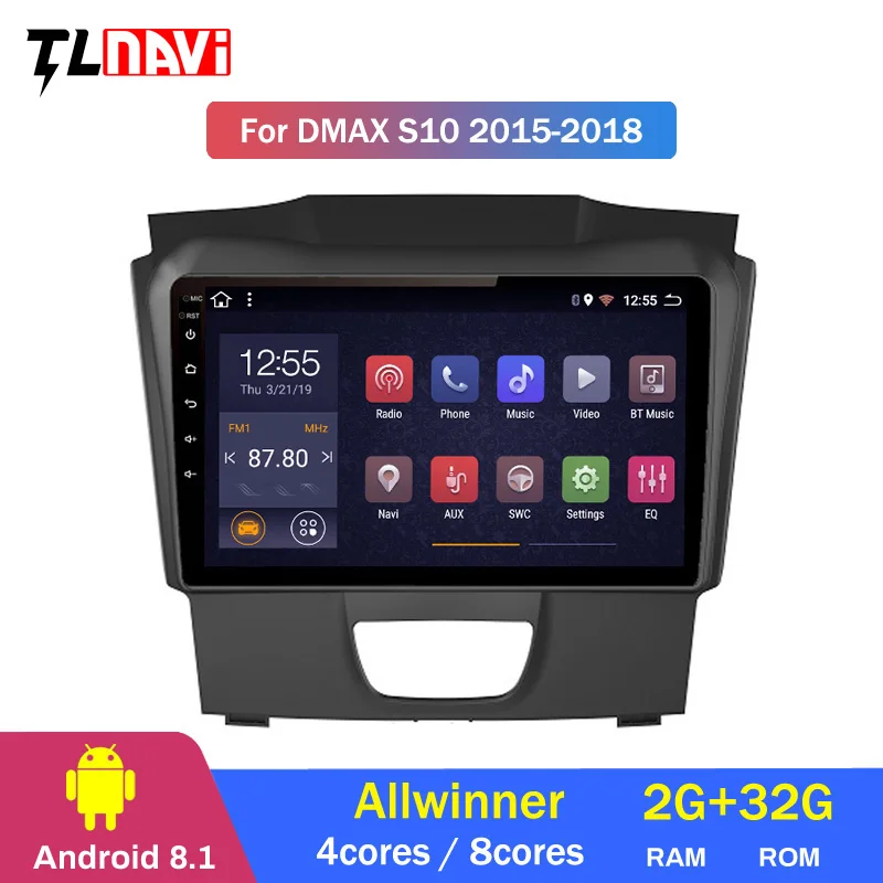 Discount android 8.1 2.5D+IPS 2 din car radio multimedia player For Trailblazer Chevrolet Colorado S10 Isuzu D-max MU-X dvd navigation 1