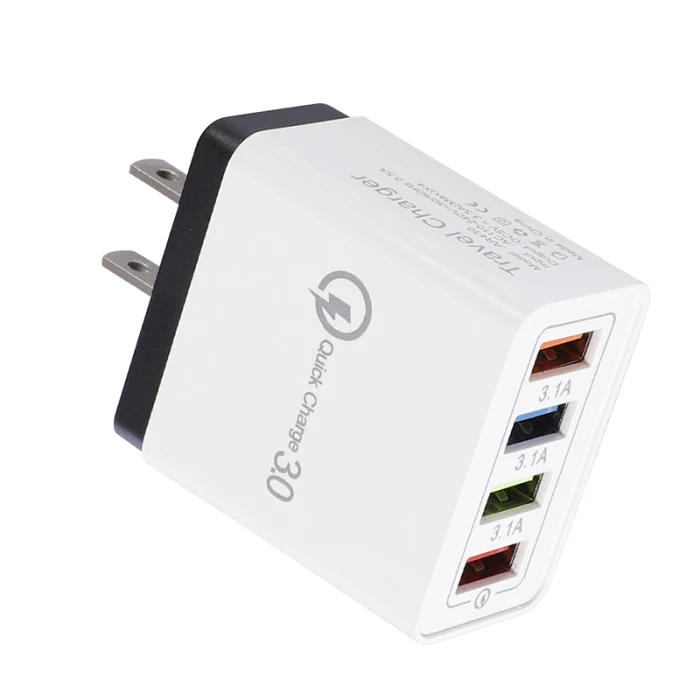 QC 3,0 быстрое зарядное устройство 4 порта usb-хаб адаптеры питания GV99