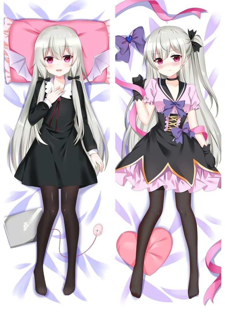 Аниме Tonari no kyuketsuki-san Dakimakura, чехол с персонажами Элли и Софи, чехол для подушки мисс вампир Эри, обнимающий тело, чехол - Цвет: S5