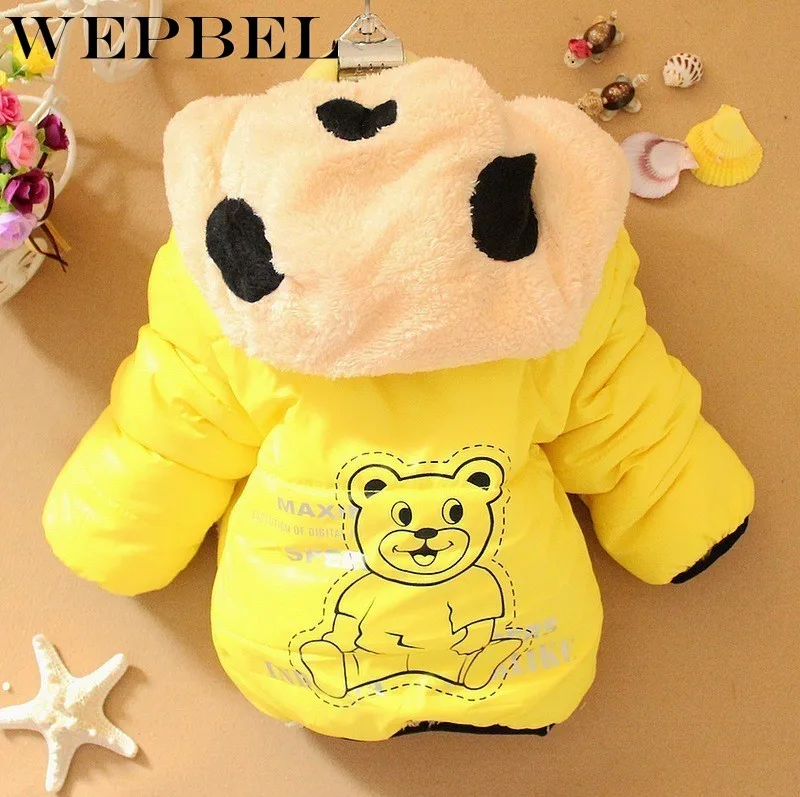 WEPBEL Spring Autumn Winter coat jacket outerwear kids jacket coat child baby girl boy winter coat snowsuit