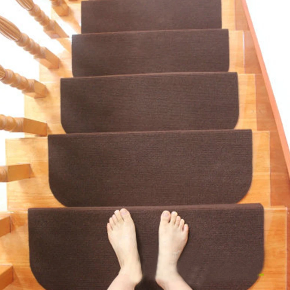 Staircase Cover Reusable Rug Non Slip Carpet Durable Home Decoration Self Adhesive Stair Tread Floor Mat Protective Step
