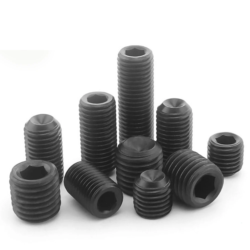 100 Stück Madenschrauben M2-M5 - Innensechskant Stellschrauben 304 Edelstahl DIN914