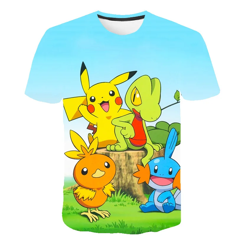 

3D T Shirts funny Dart Board print T-Shirt Pokemon Tee Anime Cartoon Clothes boy girls T Shirts men Short sleeve Designer Shirts