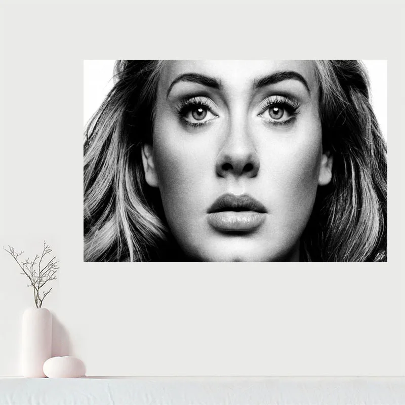 Пользовательская Картина на холсте Adele домашняя комната настенное украшение