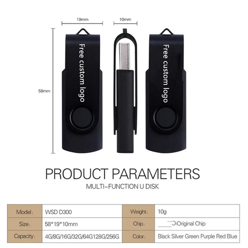 OTG usb флэш-накопитель 128 Гб 64 ГБ 32 ГБ Флэшка OTG флэш-диск 16 ГБ 8 ГБ Кле USB 2,0 Флешка портативный накопитель памяти печать логотипа