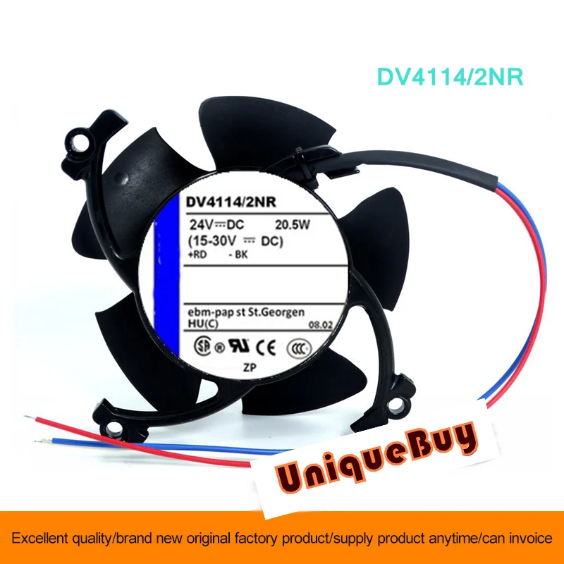Кулер процессора для Ebmpapst DV4114/2NR 24 В 850MA 20,5 Вт 120*120*38 мм вентилятор охлаждения