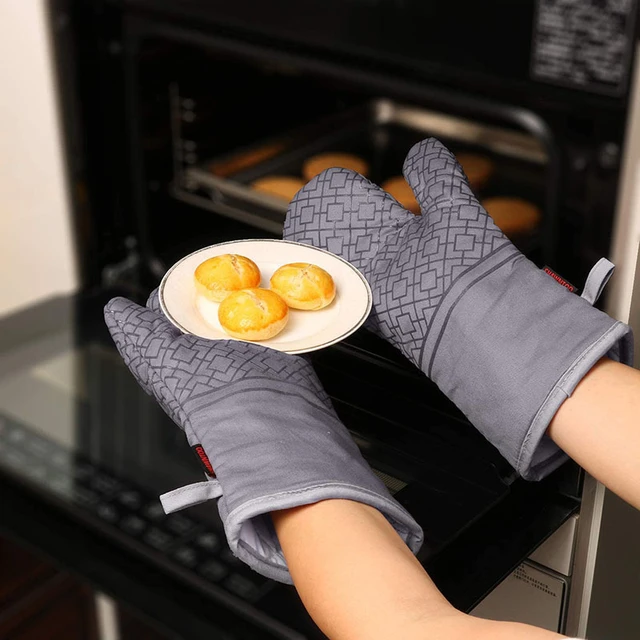 Anti-scald Silicone Kitchen Oven Gloves Pot Holder Potholder Heat