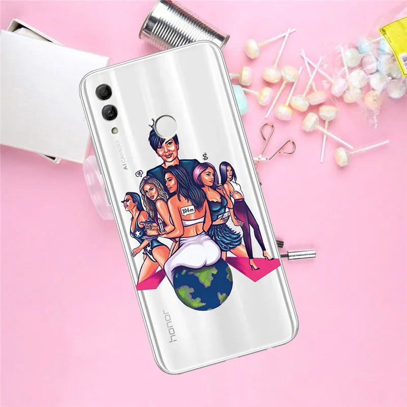 Kimoji денег для девочек huawei Honor 10 9 8 8X 8C 7A 7C 7X7 6X 6A 20 Pro V20 20i Lite чехол для телефона чехол Funda Coque Etui Капа подарок