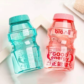 

Kawaii Fashion Energy Bottle Portable Sport Camping Travel Cup Heat Resistant Plastic Water Bottle Cute Drink Bottles BPA Free