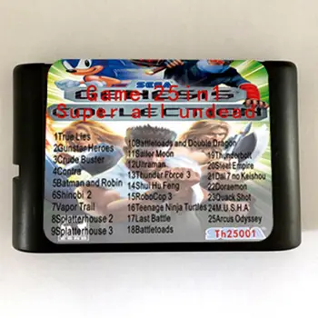 

Big Promotion 25 In 1 16 bit MD Game Card For Sega Mega Drive & Genesis