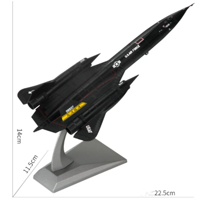 Коллекция 1:144 масштаб 1966 U. S. Army Blackbird SR-71A рекогносцировочный Самолет Модель литья под давлением сплав самолет дисплей для взрослых