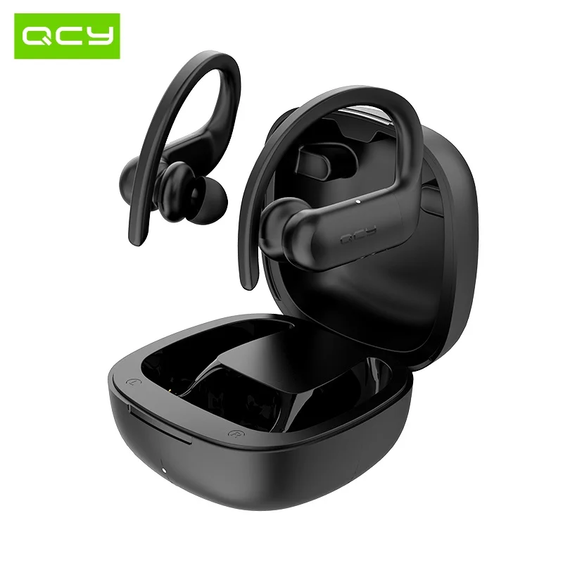  Беспроводные спортивные Bluetooth 5,0 наушники QCY T6, умные сенсорные наушники с поддержкой приложения, IPX5 водонепроницаемые наушники 