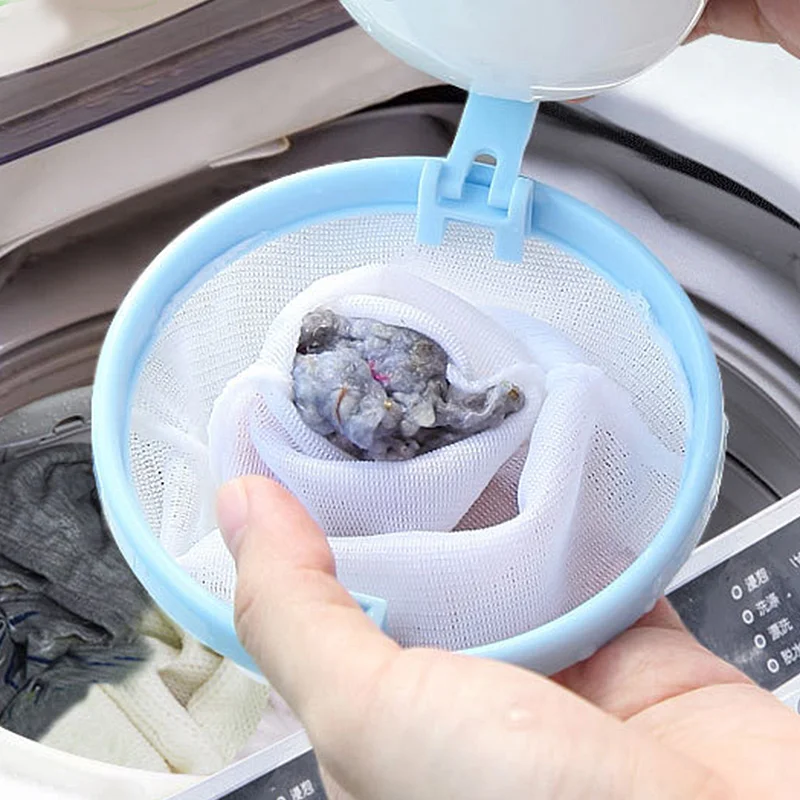 

Hair Removal Catcher Filter Mesh Washing Machine Hair Ball Suction Hair Remover Stick Bag Dirty Fiber Collector Laundry Balls