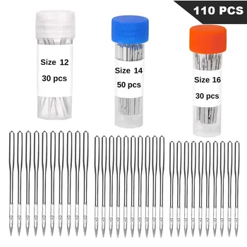 

Nonvor 110 Count Sewing Machine Needles, Sewing Machine Needles, Universal Regular Point for Singer, Brother, Varmax