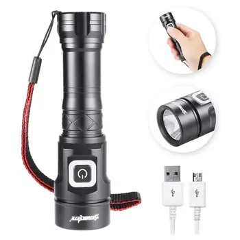

High Quality LED Flashlight Gift Super Bright 18650 Torch Usb Rechargeable