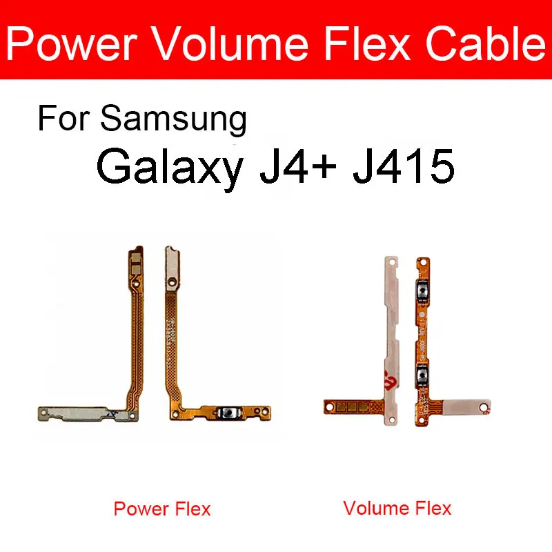 Power &amp Volume Flex Cable For Samsung Galaxy J4+ J4 Plus J4Plus SM-J415F J415F Switch Control Button | Мобильные телефоны и