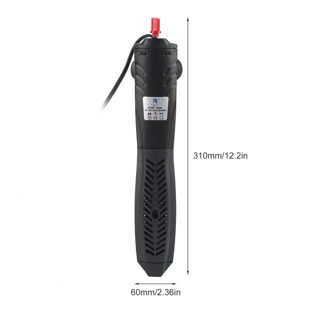 Submersible 110V Heater Heating Rod for Aquarium Temperature Adjustable Glass Fish Tank Automatic Constant Temperature