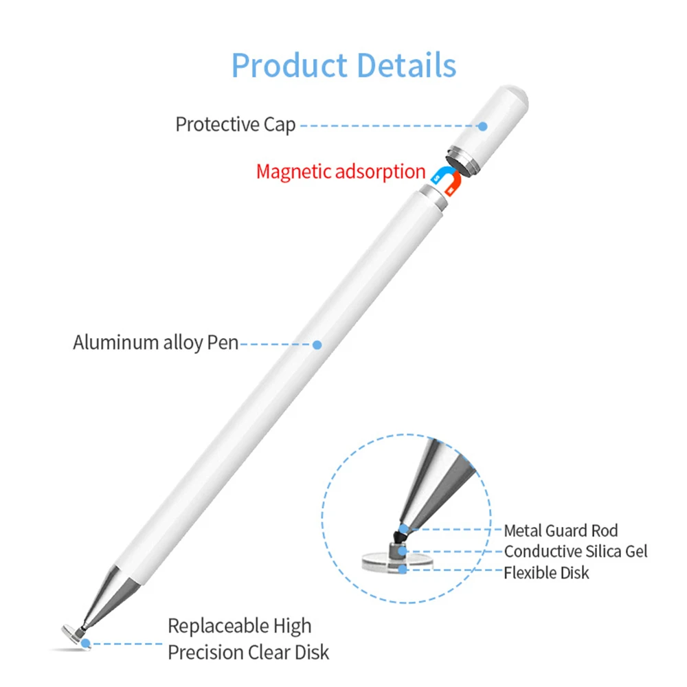 Универсальный стилус S-Pen сенсорный экран наконечник диска умный емкостный
