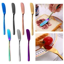New Silver 304 stainless steel western smudge cheese knife bread jam knife grind cheese butter knife western tableware