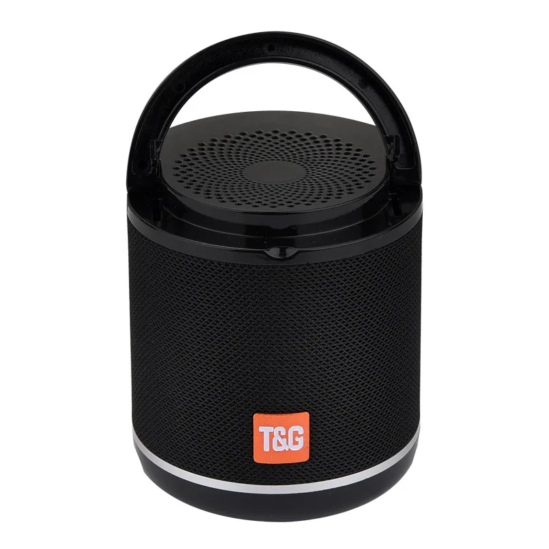 black TG518 Bluetooth динамик держатель телефона TWS серия FM карта сабвуфер беспроводной открытый портативный маленький Bluetooth динамик - Цвет: black