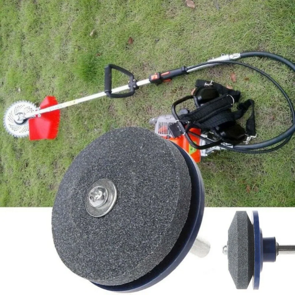 50mm Faster Blade Sharpener Lawn Mower Universal Grinding Rotary Drill Cuts Lawnmower Blade Sharpener Garden Abrasive Tools 50mm Faster Blade Sharpener Lawn Mower Universal Grinding Rotary Drill Cuts Lawnmower Blade Sharpener Garden Abrasive Tools