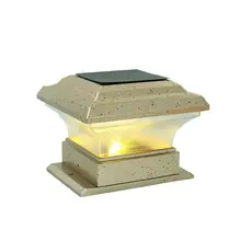 JLAPRIR освещение перезаряжаемый Солнечный светодиодный садовый фонарик с защитой от воды наружные дворы столб забор лампа светильник на солнечной батарее