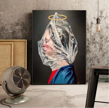 

Free Shipping handmade Post modern art on canvas oil painting Wall art pictures painted for bedroom Home Decor