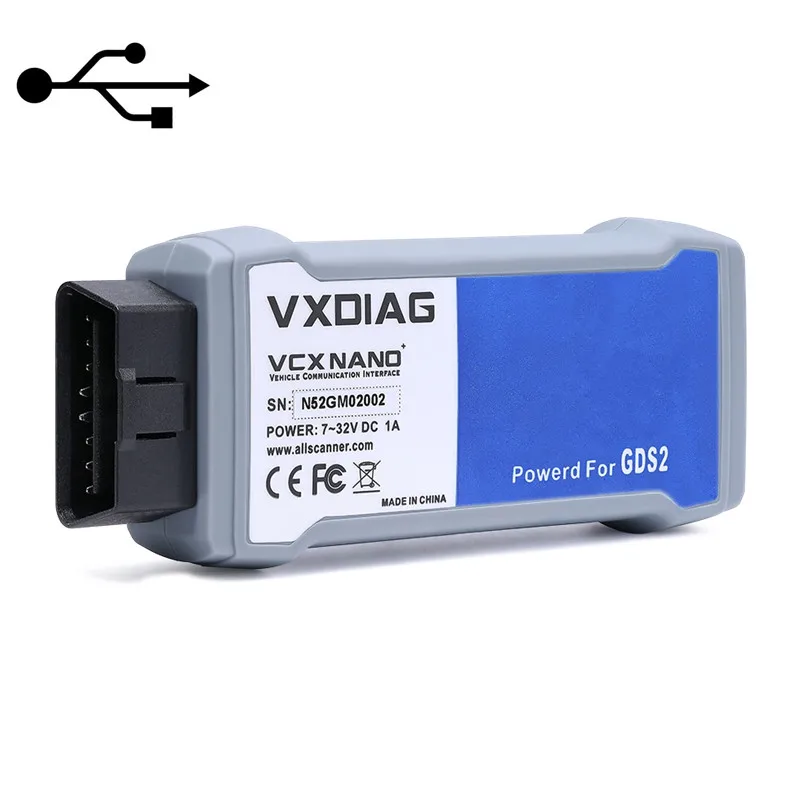 Высокое качество VXDIAG USB версия несколько GDS2 и TIS2WEB лучше чем MDI VXDIAG NANO VCX для GM/OPEL Профессиональный диагностический инструмент - Цвет: USB Version