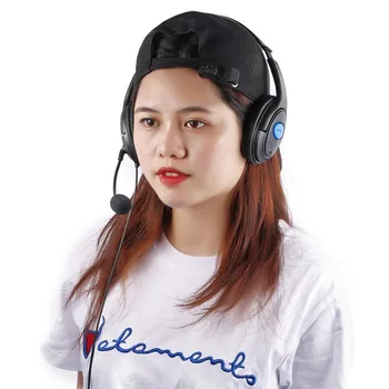 

Bluetooth Headphones Over Ear Wired Bilateral Gaming Headset with Microphone Compatible for PS4 PC GK99