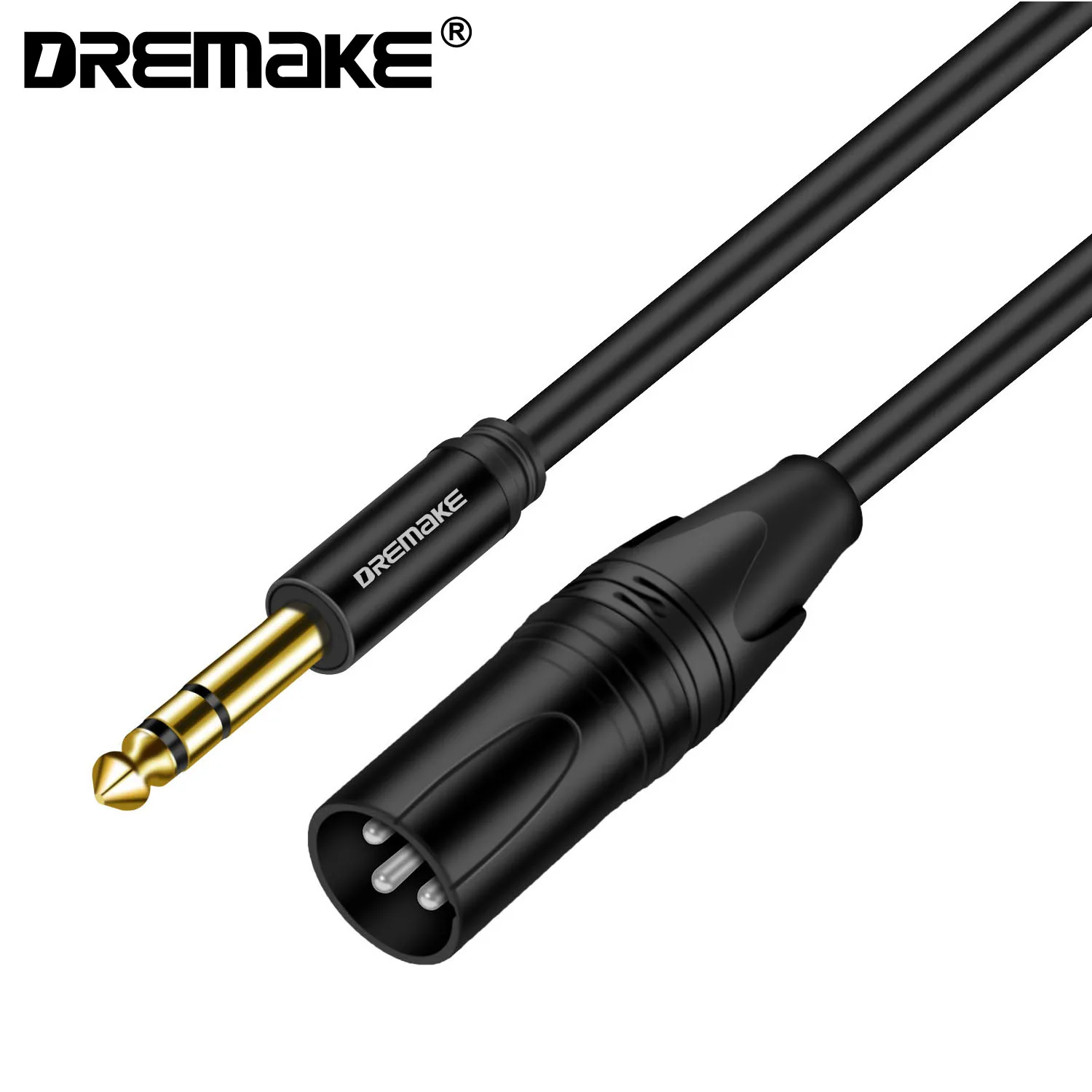 Стереоразъем TRS 6 35 мм 1/4 дюйма в XLR (3-pin) сбалансированный интерфейс микрофонный