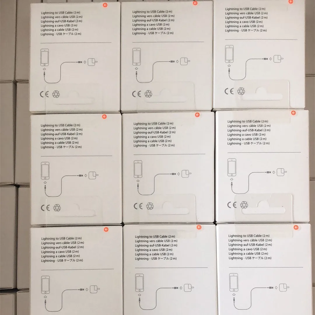 QMXD 10 шт./лот USB кабель для Lightning iPhone кабель XS MAX X XR 8 7 6 6S Plus зарядный кабель для iPhone зарядное устройство Шнур данных 2 м