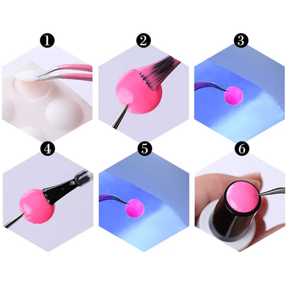 2 кнопки цвета ногтей УФ-Гель-лак цветной дисплей этикетка Белый силиконовый лейкопластырь инструмент для ногтей