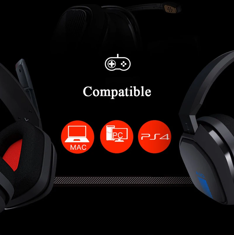 virtual com microfone gaming fone de ouvido para ps4 e pc csgo